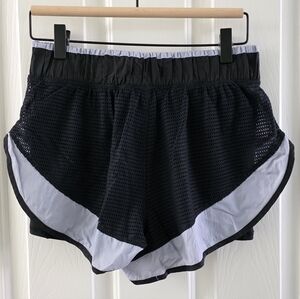 Free People Double Layered Mesh Shorts